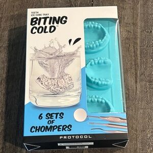 TEETH ICE CUBE TRAY 6 SETS OF CHOMPERS NWT BUNDLE2SAVE